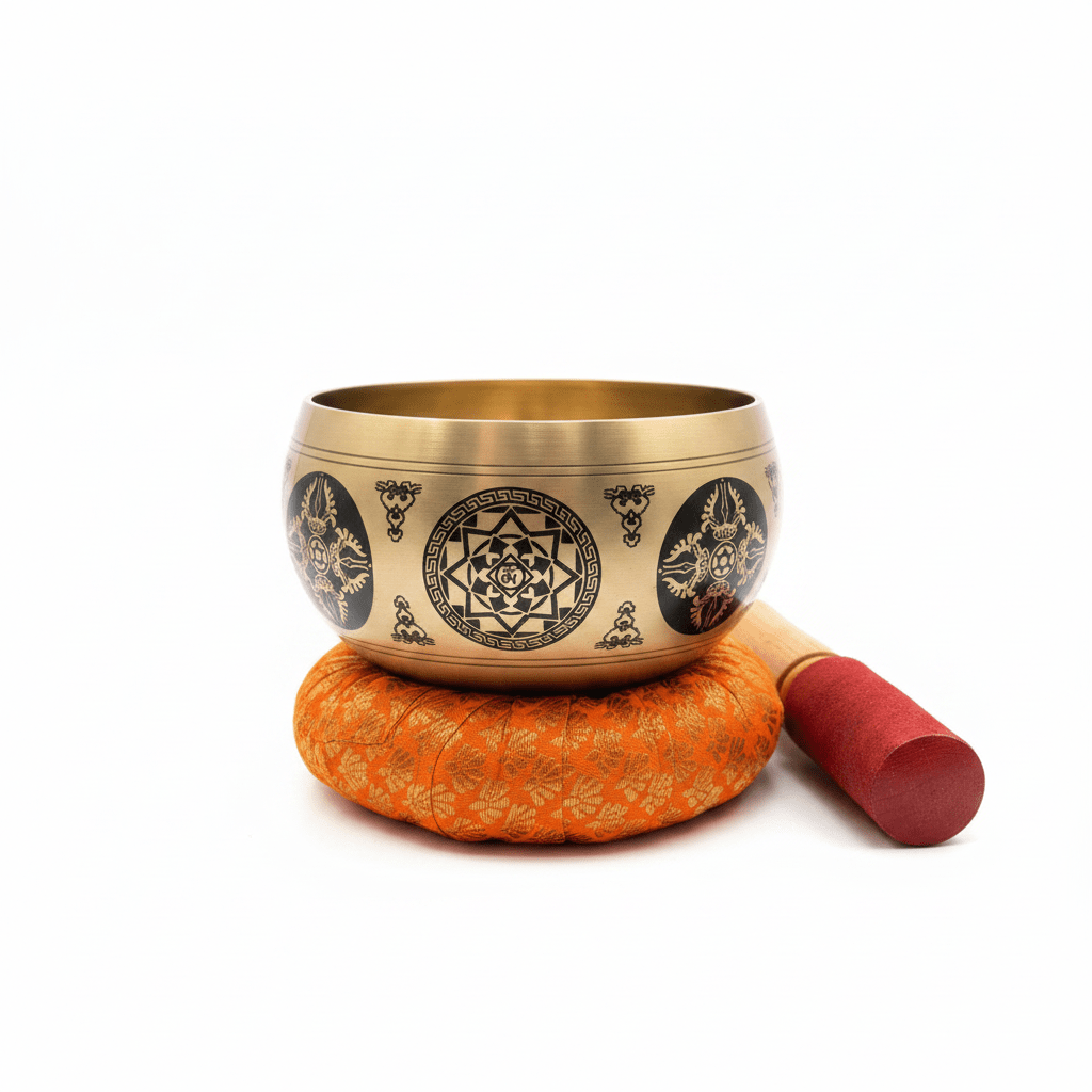 Cuenco Tibetano 7 Metales 12,5cm | Mandala | Meditación y Sanación Sonora Tienda esotérica Málaga - La Tienda de Tata Magic: tienda Esotérica en Málaga